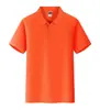 Polos para Hombre y Mujer Ropa de Trabajo Moda de Verano Versátil Nuevo Suelto Manga Corta Manga Corta Camiseta Solapa Logotipo Personalizado