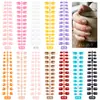 Caja de Set de Puntas para Uñas Manicura Sólida Color Mate con Brillo Estilo Francés de 288 Piezas, el Más Vendido de Amazon