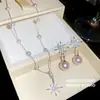 Brillo Nocturno~Pendientes de Perla Estrella de Circonita Deslumbrantes, Pendientes de Botón Lujosos y Sofisticados, Accesorios de Oreja Versátiles Estilo Retro Francés