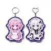 Llavero Acrílico Personalización Logo Publicitario de Empresa Standee Creativo de Anime Colgante para Mochila de Estudiante de Escuela Teléfono