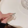 Set de Anillos de Diseño Nicho Estilo Coreano, Anillos Apilables de Zirconia Microincrustada de Lujo Ligero, Anillos Suaves y Elegantes para el Día a Día