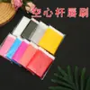 Pincel para Labios Hueco de Mango Largo, Pincel para Labial de Terciopelo, Set de 50 Piezas de Pinceles, Pincel para Sombras de Ojos y Brillo de Labios, Herramientas de Belleza, Pinceles de Maquillaje
