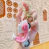 Graffiti Criativo Pequeno Carro Burro Elétrico Atacado Acessórios para Mochila Escolar Pequeno Pingente de Presente Cartoon Chaveiro de Bolsa Chaveiro
