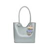 Bolsa Tote de Grande Capacidade para Mulheres Estilo Coreano Nova Moda Bolsa de Mão Versátil Primavera 2025 Nicho Bolsa de Ombro Simples para Mulheres