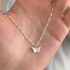 ¡Ve a ver el mar! Collar de Mariposa de Perlas Collar de Borla Explosivo de Verano para Mujer Cadena de Clavícula Nicho Accesorios de Collar de Alta Gama