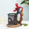 Capitán América Spider-Man Portalápices Creativo decoración del hogar almacenamiento de escritorio de oficina regalo de cumpleaños para niño