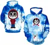 Patrón de Personaje de Dibujos Animados Lindo Impresión 3D Transfronterizo Nuevo Suministro de Sudadera con Capucha Casual para Hombres y Mujeres