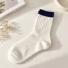 Calcetines finos de verano, calcetines de media pantorrilla para mujer, calcetines de malla hueca de colores caramelo lindos estilo japonés, calcetines transpirables para pantorrilla, calcetines de moda para mujer