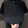 Nueva Camiseta de Manga Corta con Bordado Pesado de Verano para Hombre, Top Versátil de Moda Tendencia Casual Deportivo, Camiseta de Media Manga Estilo Chino