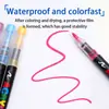 Marcador Acrílico Líquido Recto Punta Suave Especial para Estudiantes de Primaria Apilable Color Pluma Estudiante de Arte Base Agua Set de Pinceles