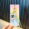 Llavero de Gato de Dibujos Animados para Coche Colgante de Flor Colorida para Teléfono Regalo de Cuerda Trenzada para Niñas Colgante de Bolsa de Regalo Pequeña Venta al por Mayor