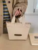 Bolso de mano minimalista estilo japonés de lona gruesa, bolso pequeño cruzado, versátil artístico para el día a día, bolso tote portátil para estudiante, para ir al trabajo