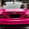 Directo de Fábrica Mascota Cristal Rosa Alto Brillo Color Cambiante para Coche Película Modificada Película de Envoltura para Coche