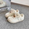 Zapatillas Blancas Planas con Suela Gruesa y Punta Redonda 2026 para Adolescentes, Zapatillas de Entrenamiento Casual Estilo Coreano Alemán para Estudiantes, Zapatos de Primavera para Mujer
