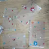 Fornecimento de sacos de armazenamento temporário para documentos com zíper de PP em cores de doces, sacos de armazenamento selados portáteis para uso externo