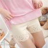 Verão Novas Leggings Finas Coreanas Flor Queimada Recortadas Calças Três Quartos Anti-Exposição Roupa Exterior Calções de Segurança para Mulheres