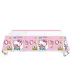 Cady Cat Kt Cat Decoración de Fiesta de Cumpleaños Infantil Vasos de Papel Platos de Papel Servilletas de Papel Cámara Hellokitty Mantel