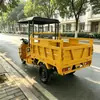 Triciclo a Gasolina con Techo, Exportación Transfronteriza Resistente al Desgaste para Transporte de Carga en Arena y Grava