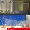 Folha APET Transparente Zhongsheng Novo Material Folha Plástica Transparente Resistente a Riscos Impressão Publicitária Janela Blister Suporta Processamento