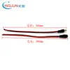 Conector de alimentación de monitorización DC12V cabeza de alimentación roja y negra cabeza macho cabeza hembra conector de alimentación centralizada DC