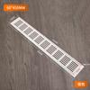 Cubierta Rectangular de Aleación de Aluminio Transpirable Armario Ropero Zapatero Malla Transpirable Gabinete de Gas Ventilación Disipación de Calor Cubierta con Orificios Transpirables