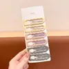 Pinzas para el Cabello de Color Dopamina para Niñas, Pasadores para Flequillo y Cabello Lateral, Estilo Versátil Simple al por Mayor para Mujeres