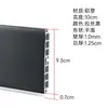 Gabinete Base de aluminio plástico línea de zoclo de gabinete de cocina Tira impermeable inferior de plástico de aluminio negra