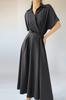 Sentido del Diseño Vestido Camisero de Moda para Mujer Verano Nuevo Viajero Elegante Ajustado Ajustado Sentido de Alta Gama Falda con Cintura Ceñida