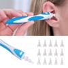 Transfronteiriço hot spiral ear pick crianças adulto ear pick ferramenta especial ear pick artefato silicone ear pick pick