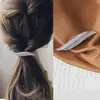 2024 Grampo de Cabelo de Liga com Strass Franja Lateral Presilha de Mola Estilo Coreano Clipe Superior Feminino Acessório de Cabelo Laço Fresco e Doce