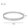 Herramientas para Hornear Anillo Redondo para Mousse con Agujeros Anillo para Tarta Francesa Molde para Tarta de Arroz con Queso Anillo para Tarta Utensilios para Hornear