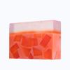 Comércio exterior 24K folha de ouro cenoura vitamina A sabonete artesanal óleo essencial sabonete de limpeza banho sabonete de ouro 150g sabonete facial atacado