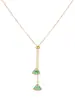 Collar de cristal esmeralda barroco para mujer Red social Ins moderno diseño simple de moda joyería textura de gas cadena de clavícula