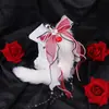 Shuoyao Zorro Anal con Lazo Desmontable Peluche Cola Bicolor Juguete Erótico Sm Juego de Rol Femenino T70