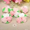 Accesorios de Flor de Arcilla Blanda de 25 mm para Manualidades Estilo Vintage Adornos para el Cabello Pasadores Materiales de Decoración para Fundas de Teléfono Móvil