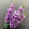 Sensación de una mano delphinium impresión 3D jacinto flor de simulación Nueva Primavera camino de boda chiyidai orquídea violeta