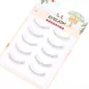 Cílios Postiços Feige Fairy Little Devil de Haste Transparente Inteiros Peça Única Naturalmente Espessos Olhos de Mangá Transfronteiriços