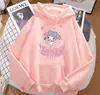 Chica Suave Gótica Estilo Kuromi Chaqueta de Uniforme JK Estudiante Oversize Sudadera Harajuku