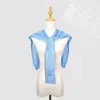 Xale Fino Tricotado de Cor Sólida em Seda de Gelo Estilo Coreano para Primavera e Verão, Peça de Roupa Externa de Alta Qualidade para Proteção Solar em Escritórios com Ar Condicionado
