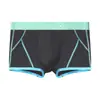 Roupa Íntima Masculina 40S Algodão Puro Confortável Boxer Listrado Estampado Roupa Íntima Para Meninos Jovens Boxer Esportivo Respirável