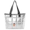 Bolsa de Hombro de Algodón Espacial Transfronteriza Rpet Bolso de Mano de Algodón Plegado Tendencia Nacional Bolsa de Hombro Rpet Rellena de Plumón Fábrica Personalizada