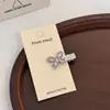 Novo Presilha Lateral Bico de Pato de Cristal Borboleta, Presilha Super Fada para Franja, Penteado Lateral, Presilha de Testa com Strass, Penteado