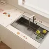 Alfombrilla Drenante de Tierra de Diatomeas Alfombrilla para Encimera de Cocina Absorbente de Agua Secado Rápido Antideslizante Resistente al Desgaste Lavable Tira Barrera de Agua Venta al por Mayor Artículos para el Hogar
