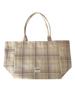 Bolsa Grande Xadrez Estilo Coreano para Senhora Estilo Universitário Cor Contrastante Pão Duplo Estilo Preguiçoso Sacola Tote Fresca Casual Bolsa de Ombro para Mulheres