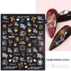 Nuevas pegatinas de uñas transfronterizas para el Día de San Valentín, dulce pareja, amor rojo, maquillaje facial, labios, láser, pegamento trasero, pegatinas de uñas
