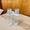 Set de Botellas Dosificadoras Esenciales para Viaje Botella con Tapa abatible para Gel Antibacterial Botella Desinfectante Botella de Muestra Cosmética Sellada y a Prueba de Fugas