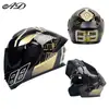 Casco Abatible Certificado 3C Clase A, Casco de Doble Propósito para Todas las Estaciones, Adecuado para Hombres y Mujeres, Casco de Motocicleta para Circunferencia de Cabeza Grande, Certificado 3C
