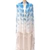 Dali Lijiang Pueblo Antiguo Isla Viaje Plantas Tie Dye Tinte Azul Bufanda Extra Grande Chal Protección Solar Borla Bufanda Larga