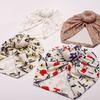 Novo Chapéu Infantil Floral Europeu e Americano Estampado Donut Chapéu Indiano de Pulôver para Bebê Macio Confortável Chapéu de Bebê