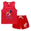 Conjunto de Chaleco y Shorts de Verano para Niños 2026 Estilo Coreano Casual Camiseta Interior Absorbente de Sudor de Color Caramelo sin Mangas para Bebés y Niños